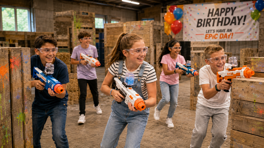 Gel-Blaster-Kindergeburtstag in Burggen: Action ab 10 Jahren