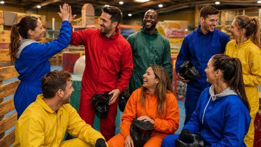 Paintball-Firmenfeier in Burggen: Indoor-Ideen für Teams